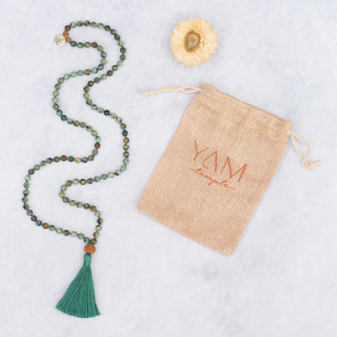 FREE SPIRIT - African Turquoise Mala FREE SPIRIT - African Turquoise Mala