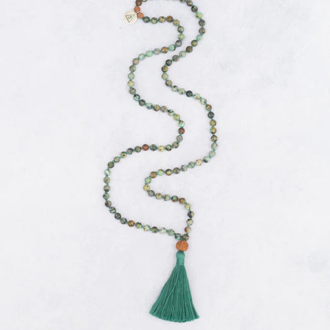 FREE SPIRIT - African Turquoise Mala FREE SPIRIT - African Turquoise Mala