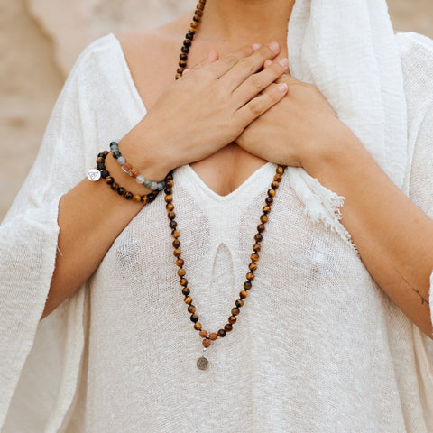 TRANSFORMATION - Tiger's Eye Mala TRANSFORMATION - Tiger's Eye Mala