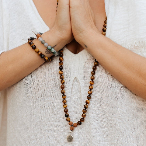 TRANSFORMATION - Tiger's Eye Mala TRANSFORMATION - Tiger's Eye Mala