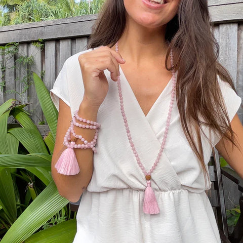 LOVE - Rose Quartz Mala