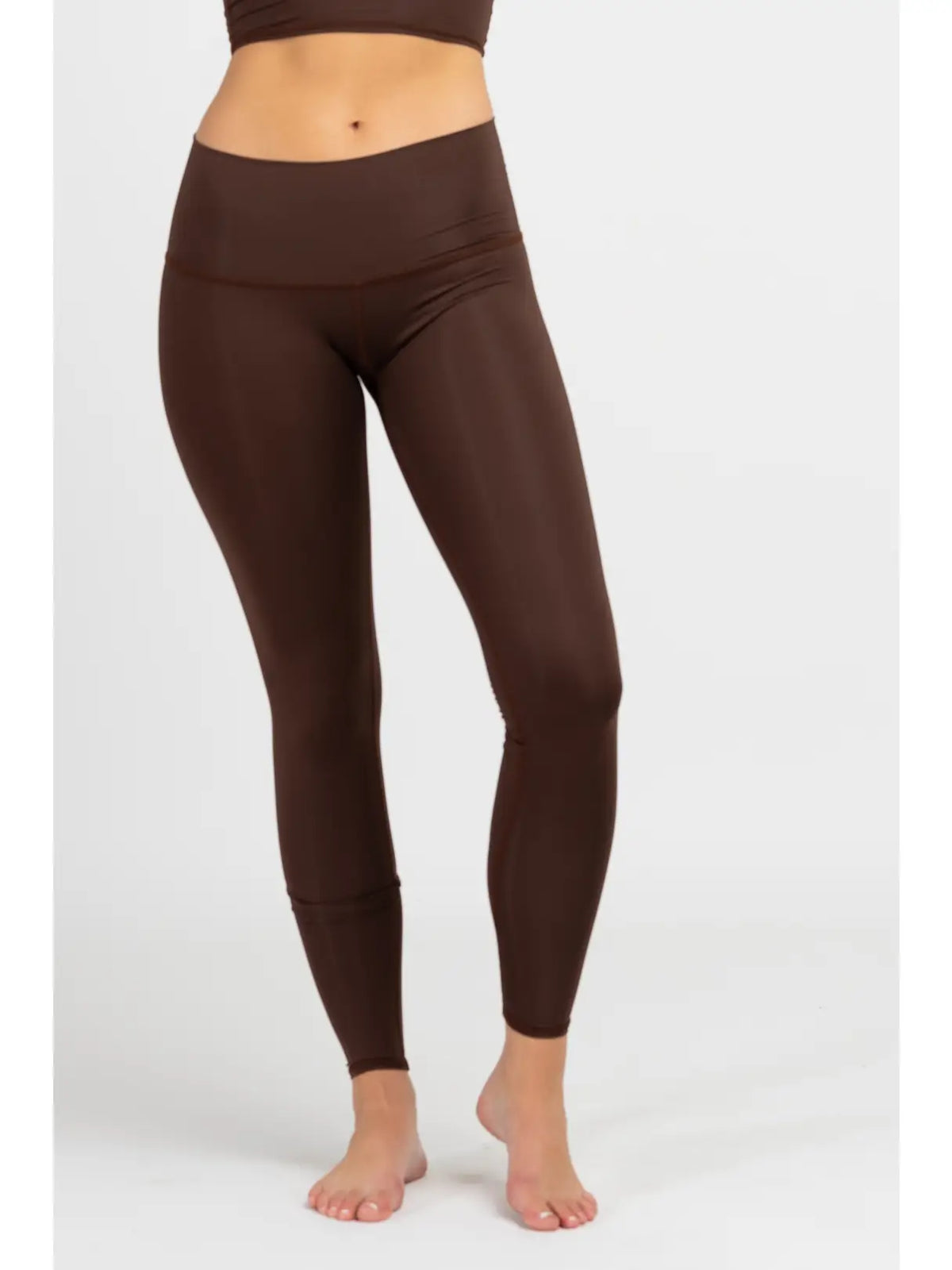 Solid Cocoa Yoga Pants