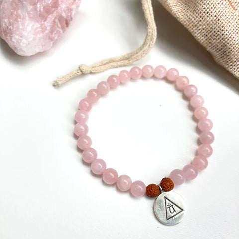 LOVE - Rose Quartz Bracelet