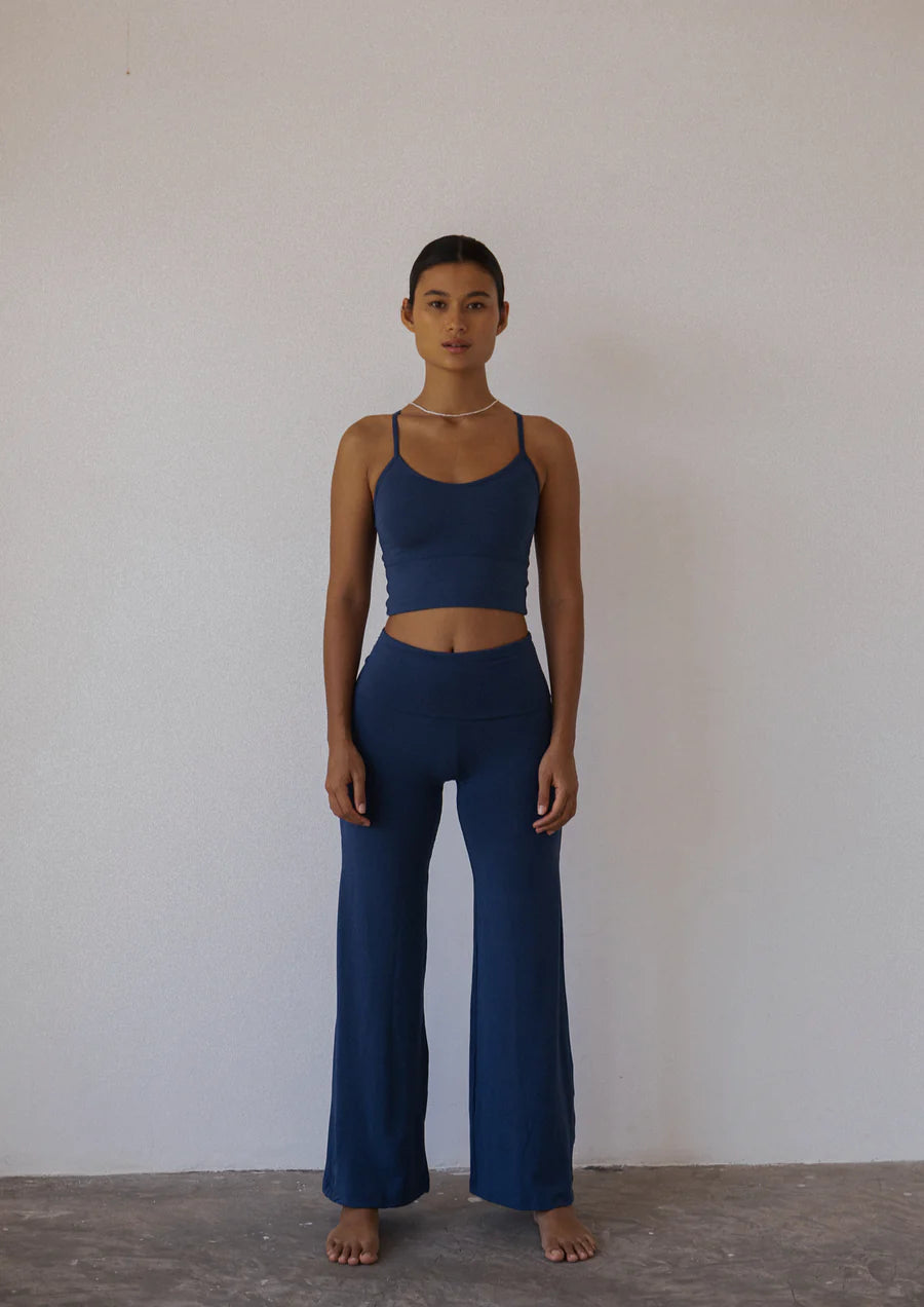Full Length Yin Flare Indigo - Pinky & Kamal