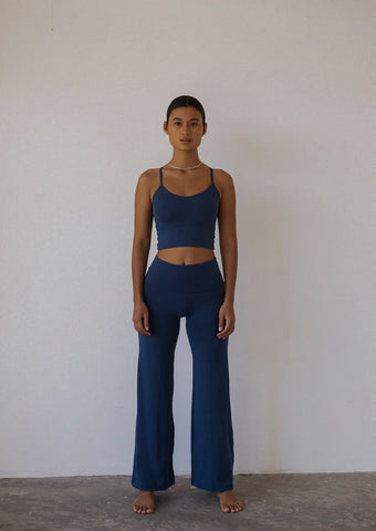 Full Length Yin Flare Indigo - Pinky & Kamal