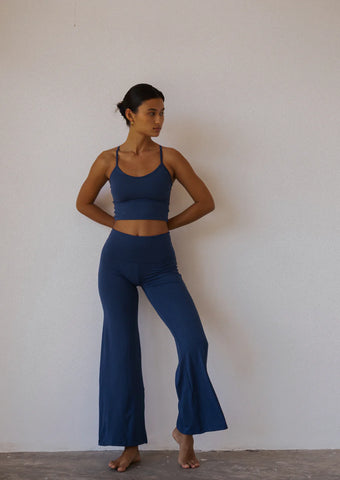 Full Length Yin Flare Indigo - Pinky & Kamal