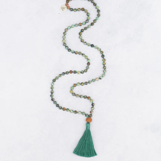 FREE SPIRIT - African Turquoise Mala