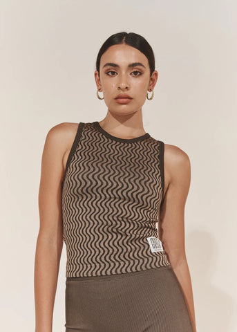 WAVY LINES TANK - Pinky & Kamal