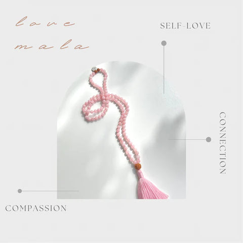 LOVE - Rose Quartz Mala
