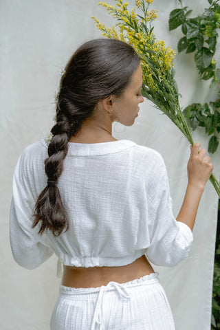 FLOW TOP OFF WHITE - Indigo Luna