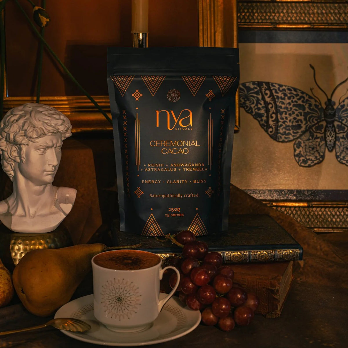 Ceremonial Organic Cacao + Adaptogens