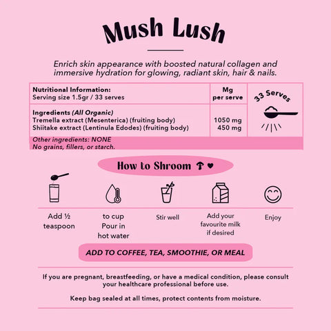 Mush Lush – Tremella & Shiitake Superblend