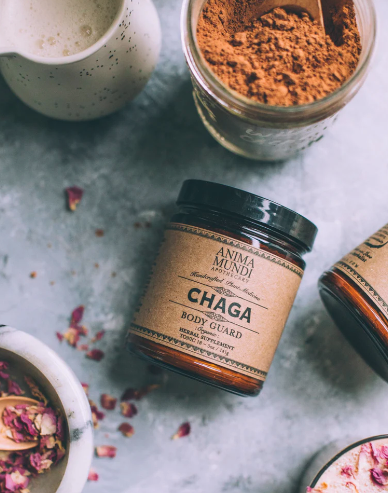 Chaga Ritual Set CHAGA Mushroom Powder | Yogi Spirit Wellness Store