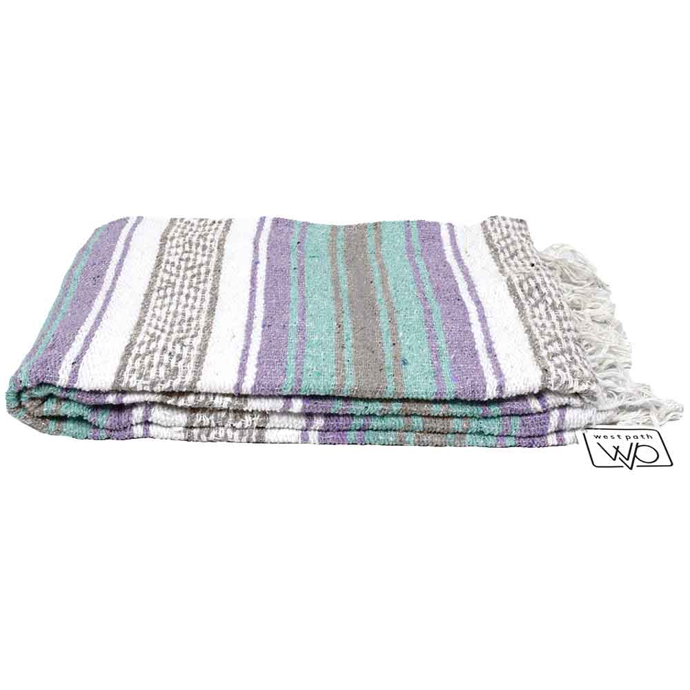 Lavender Mexican Falsa Blanket