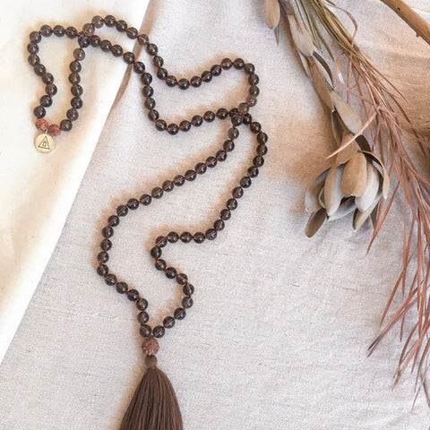 MANIFEST - Smokey Quartz Mala