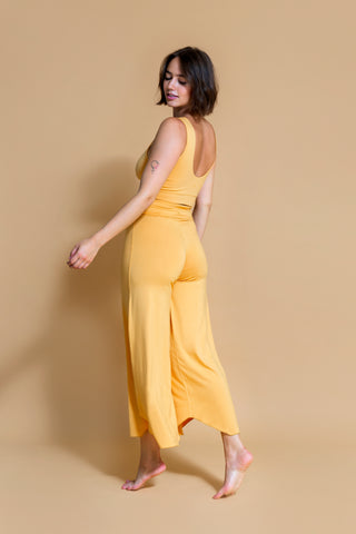 Maya Sunflower Flare Yoga Pants- Shambhala Barcelona