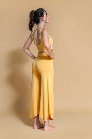 Maya Sunflower Flare Yoga Pants- Shambhala Barcelona