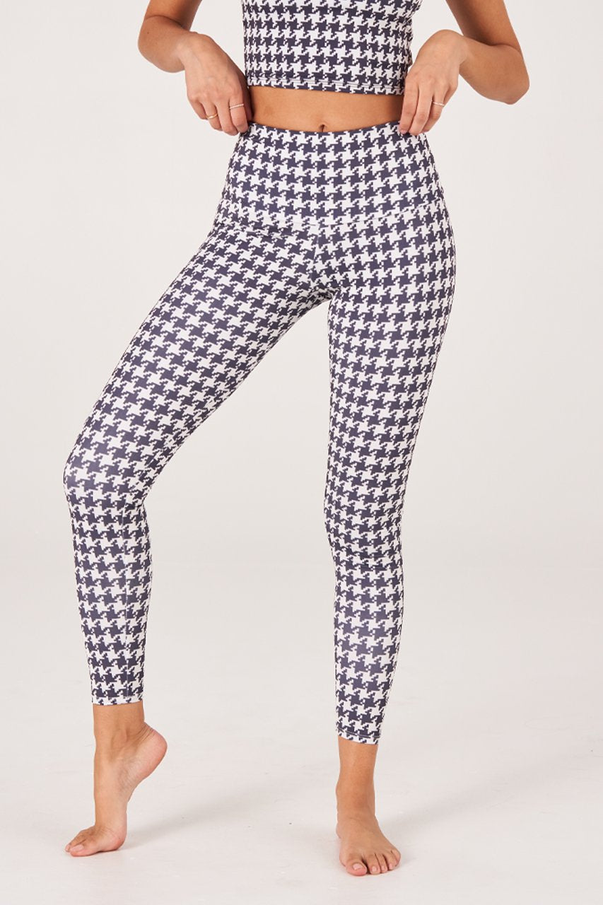 Houndstooth High Rise Leggings