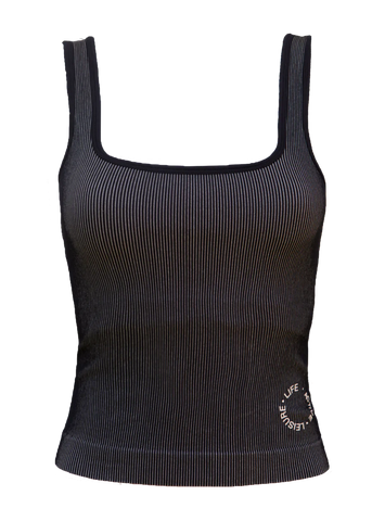 FINE RIBBED SCOOP NECK TANK - Pinky & Kamal