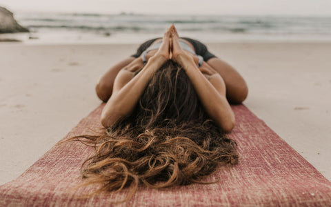 Body Mind Connect Yoga Mat- Burgundy