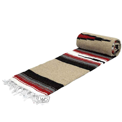 Autumn Earth Baja Multi Diamond Yoga Blanket