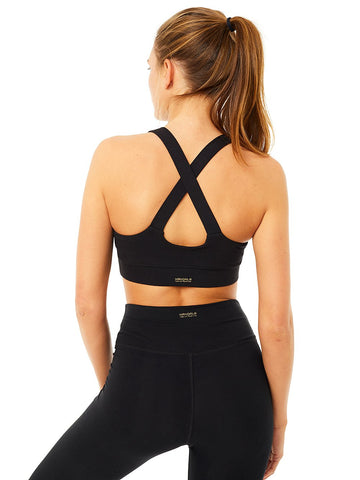 Crossed Back Yoga Bra- Mandala Yoga Wear