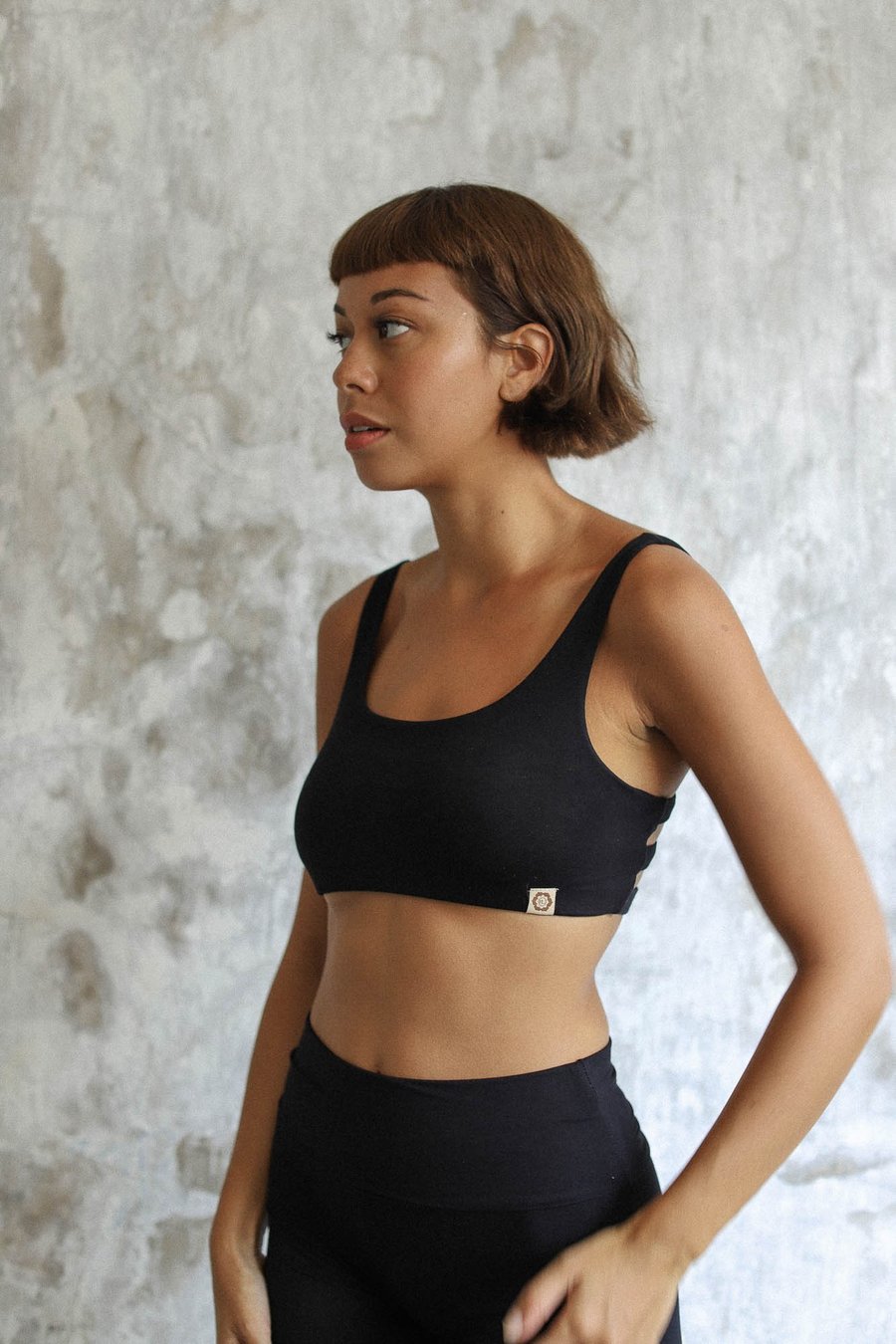 Organic Cotton Yoga Crop Top Bra