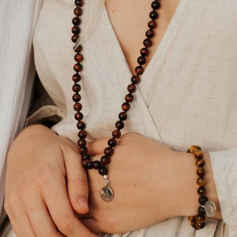 INNER POWER - Red Tiger's Eye Mala