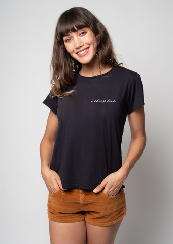 Be Love "I choose Love" Tee- Black