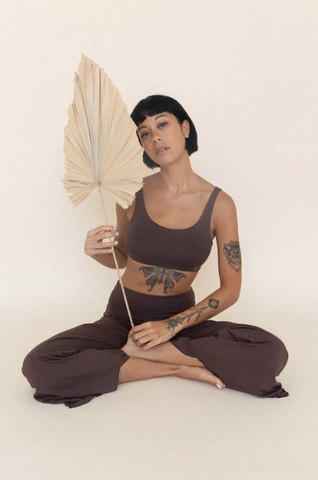 Layla Flares Carob- Indigo Luna