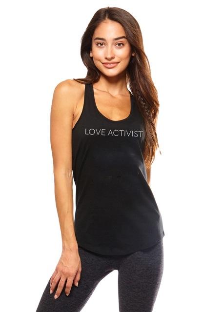 Be Love - Love Activist Racer Yoga Tank Tanks Be Love Apparel 