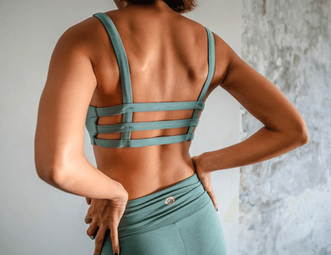 Boxy Crop Top Sage - Indigo Luna Yoga Bra Indigo Luna 