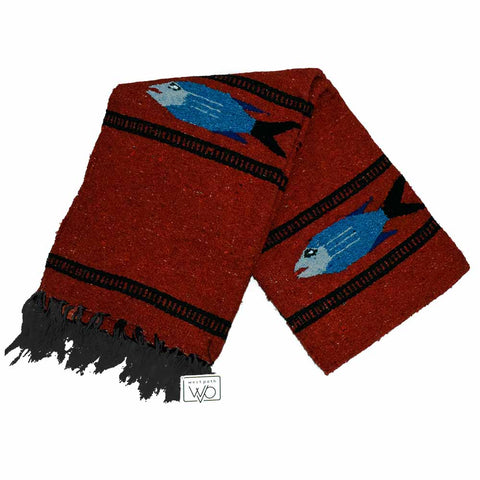 Red Earth Baja Fish Yoga Blanket