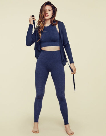Moon Child Leggings-Seamless Aura Blue Leggings Moon Child Yoga Wear 