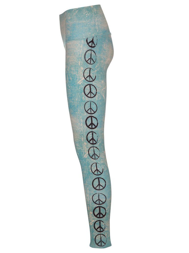 MoonChild Leggings - Peace Warrior Leggings Moon Child Yoga Wear 
