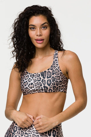 Onzie Chic Leopard Yoga Bra Yoga Bra Onzie 