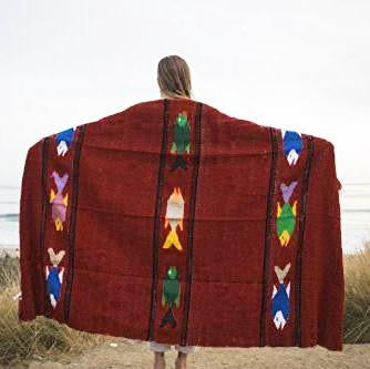 Red Earth Baja Fish Yoga Blanket