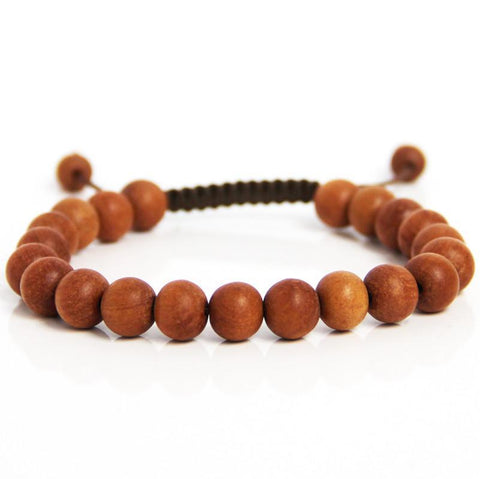 Sandalwood Wrist Mala- Blooming Lotus Jewellery - Mens Jewellery Blooming Lotus Jewellery 