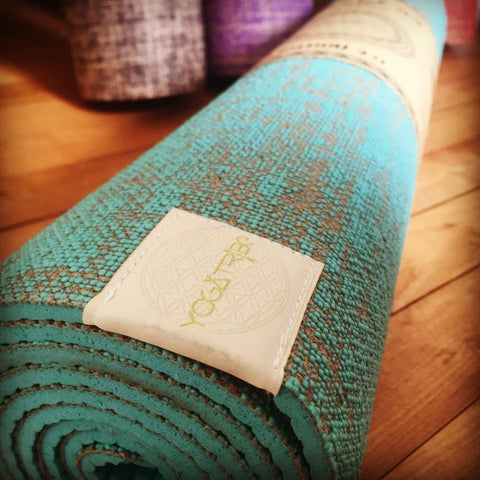YOGATRIBE Organic Jute 100% Eco Yoga Mat / AQUA Mats YogaTribe 