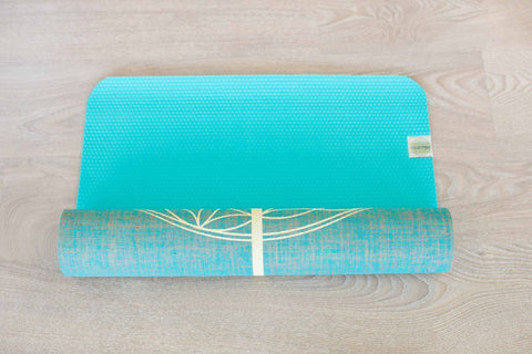 YOGATRIBE Organic Jute 100% Eco Yoga Mat / AQUA Mats YogaTribe 