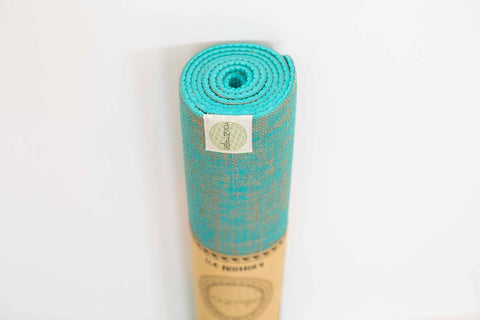 YOGATRIBE Organic Jute 100% Eco Yoga Mat / AQUA Mats YogaTribe 