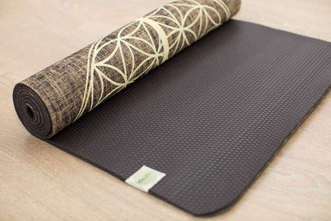 YOGATRIBE Organic Jute 100% Eco Yoga Mat / Petit Chocolat Mats YogaTribe 
