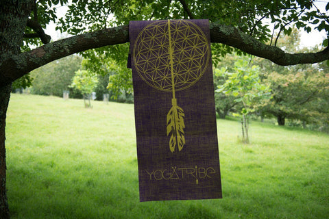 YOGATRIBE Organic Jute 100% Eco Yoga Mat / Petit Chocolat Mats YogaTribe 