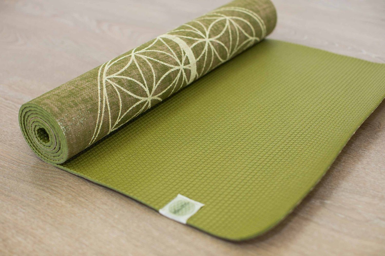 YOGATRIBE Organic Jute 100% Eco Yoga Mat /PISTACHIO Mats YogaTribe 
