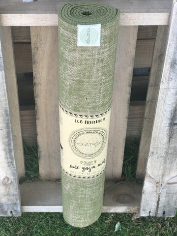 YOGATRIBE Organic Jute 100% Eco Yoga Mat /PISTACHIO Mats YogaTribe 