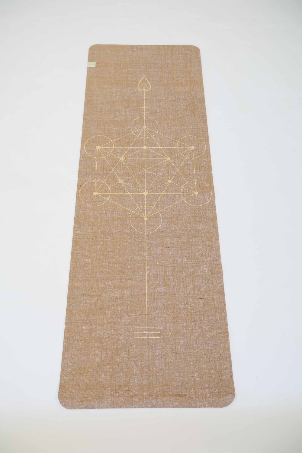 YOGATRIBE Organic Jute 100% Eco Yoga Mat / WARM PEACE METATRON Mats YogaTribe 