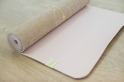 YOGATRIBE Organic Jute 100% Eco Yoga Mat / WARM PEACE METATRON Mats YogaTribe 